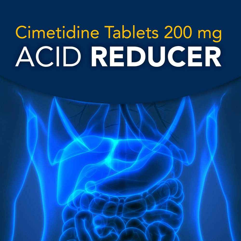 Equate Cimetidine Tablets 200 mg, Acid Reducer