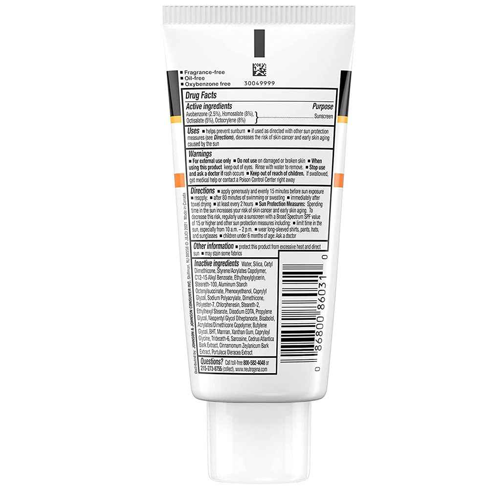 Neutrogena Clear Face Oil-Free Sunscreen SPF 30