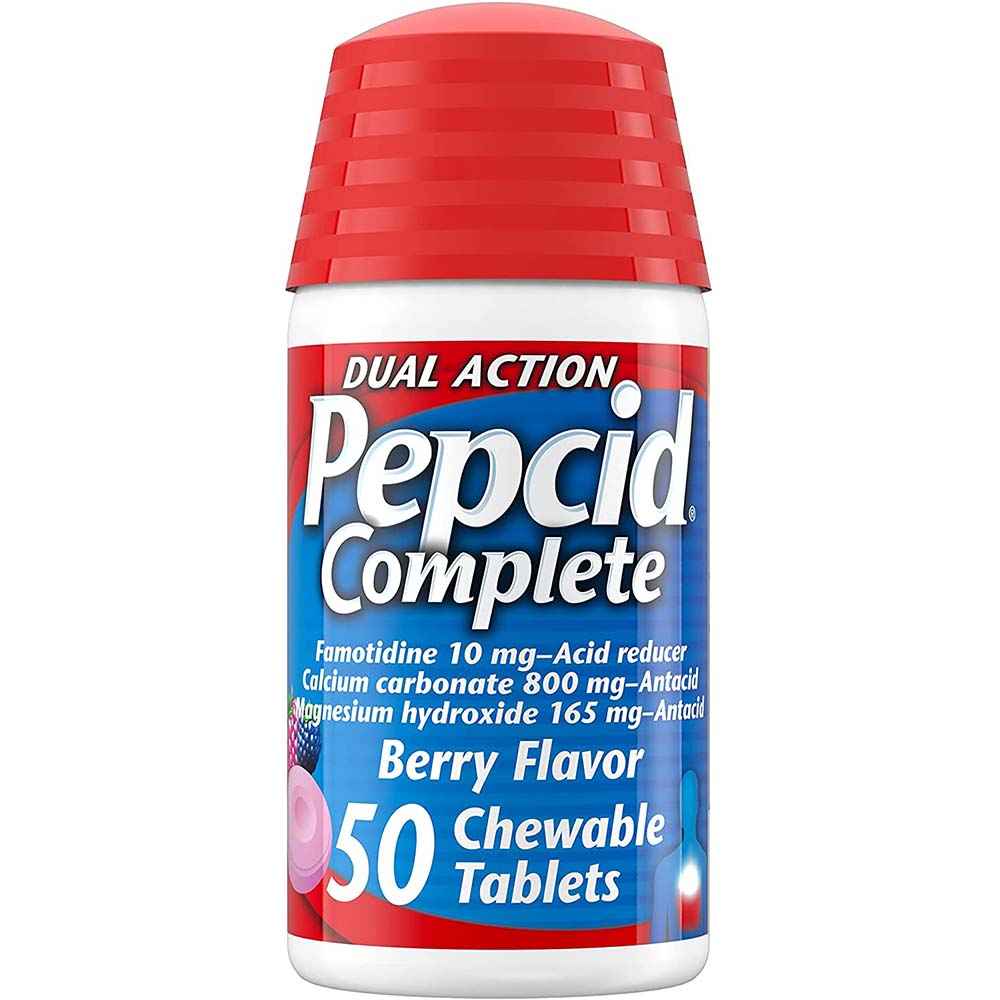 Pepcid Complete Acid Reducer + Antacid Chewable Tablets