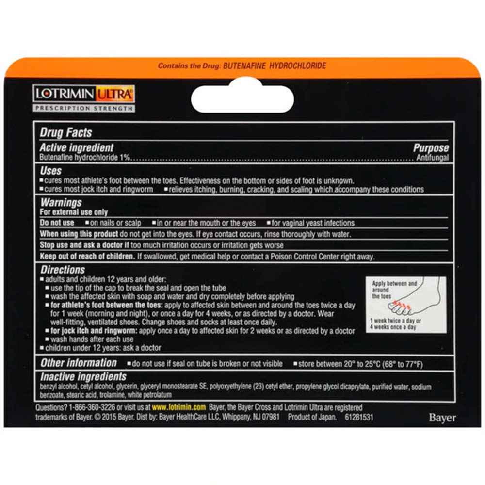 Lotrimin Ultra 1 Week Antifungal Treatment Cream